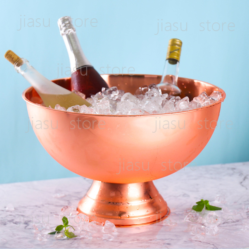 Wine Beer Cooler - Grand bac à glace en acier