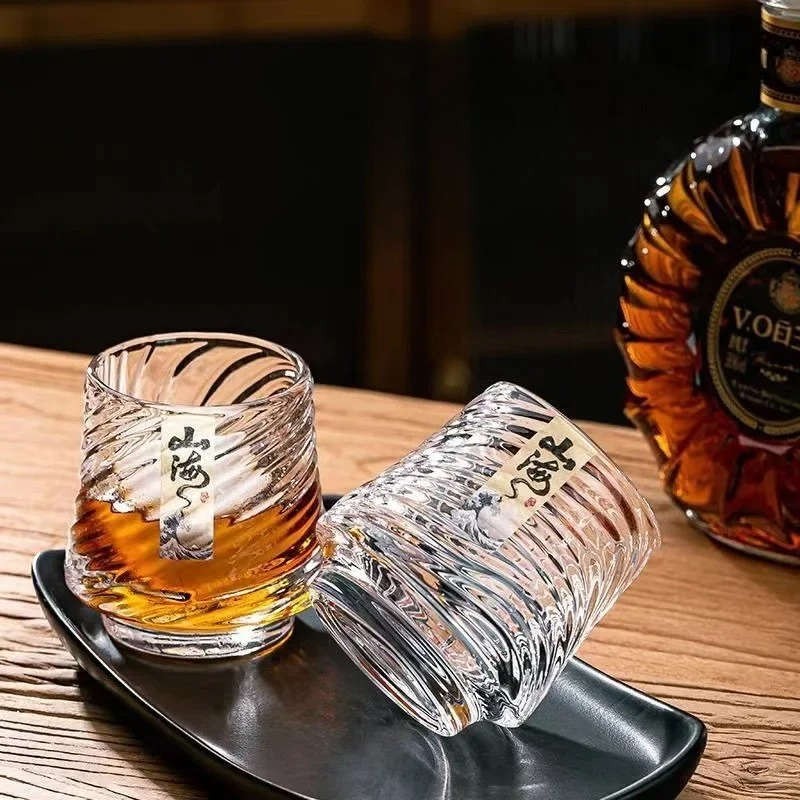 Wine Beer The Whiskey - Ensemble de verres à whisky en