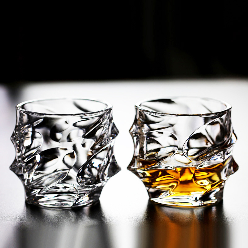 Wine Beer The Whiskey - Verre à Cocktail Transparent en Forme