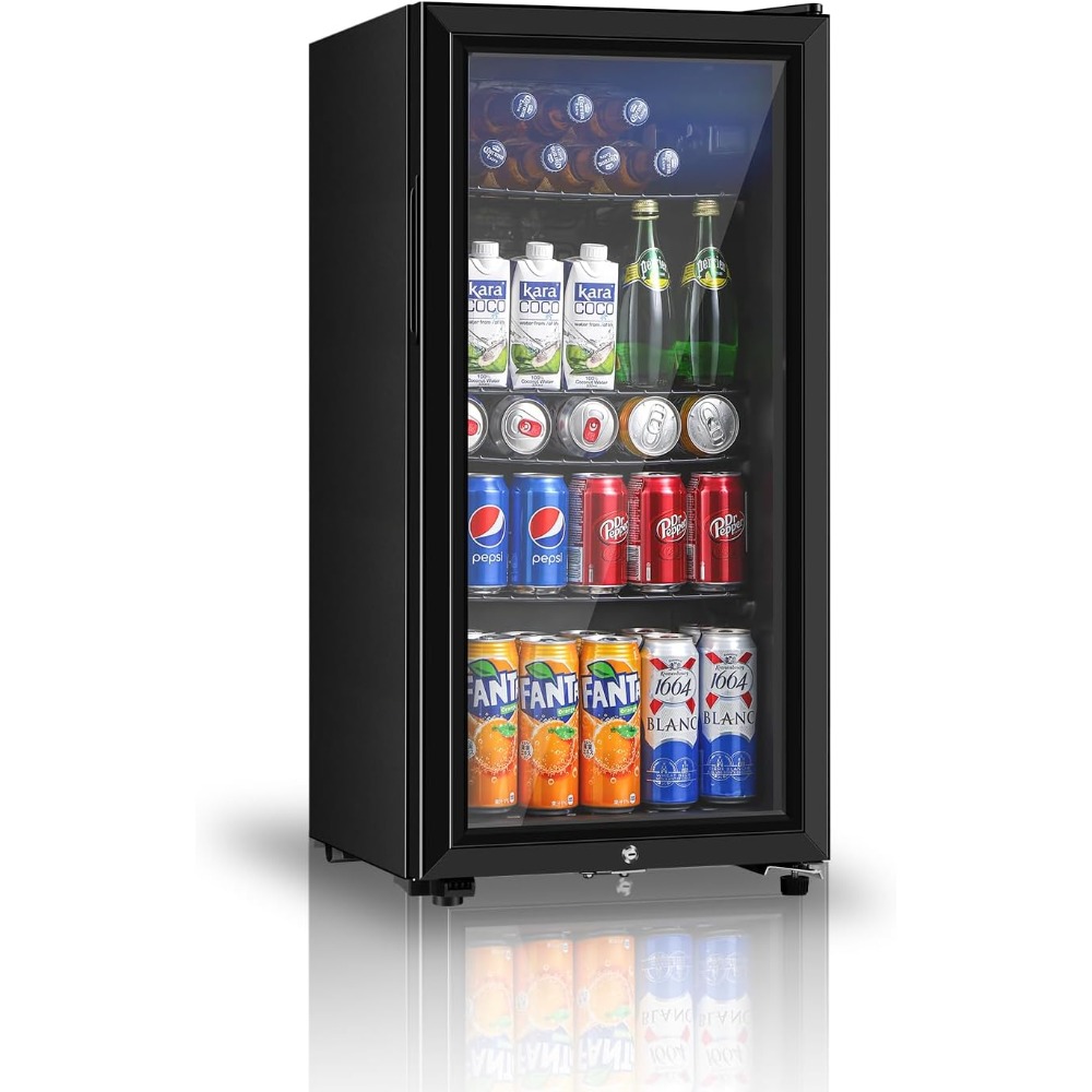 Wine Beer Cooler - Réfrigérateur à boissons, mini-réfrigérateur à trois