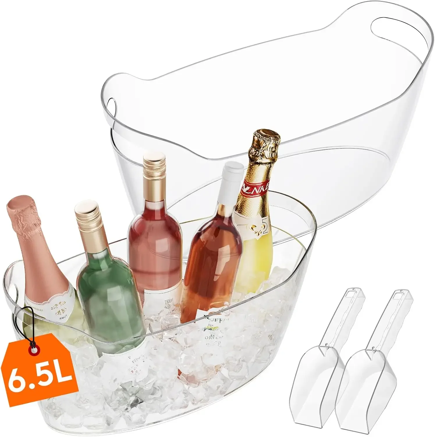 Wine Beer Cooler - Seau à glace 6,5 L pour