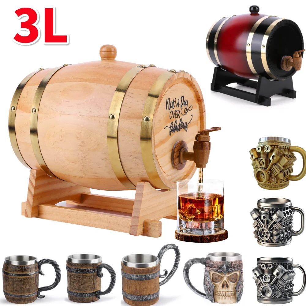 Baril de whisky en bois de 3L  - Wine Beer The Whiskey avis et prix