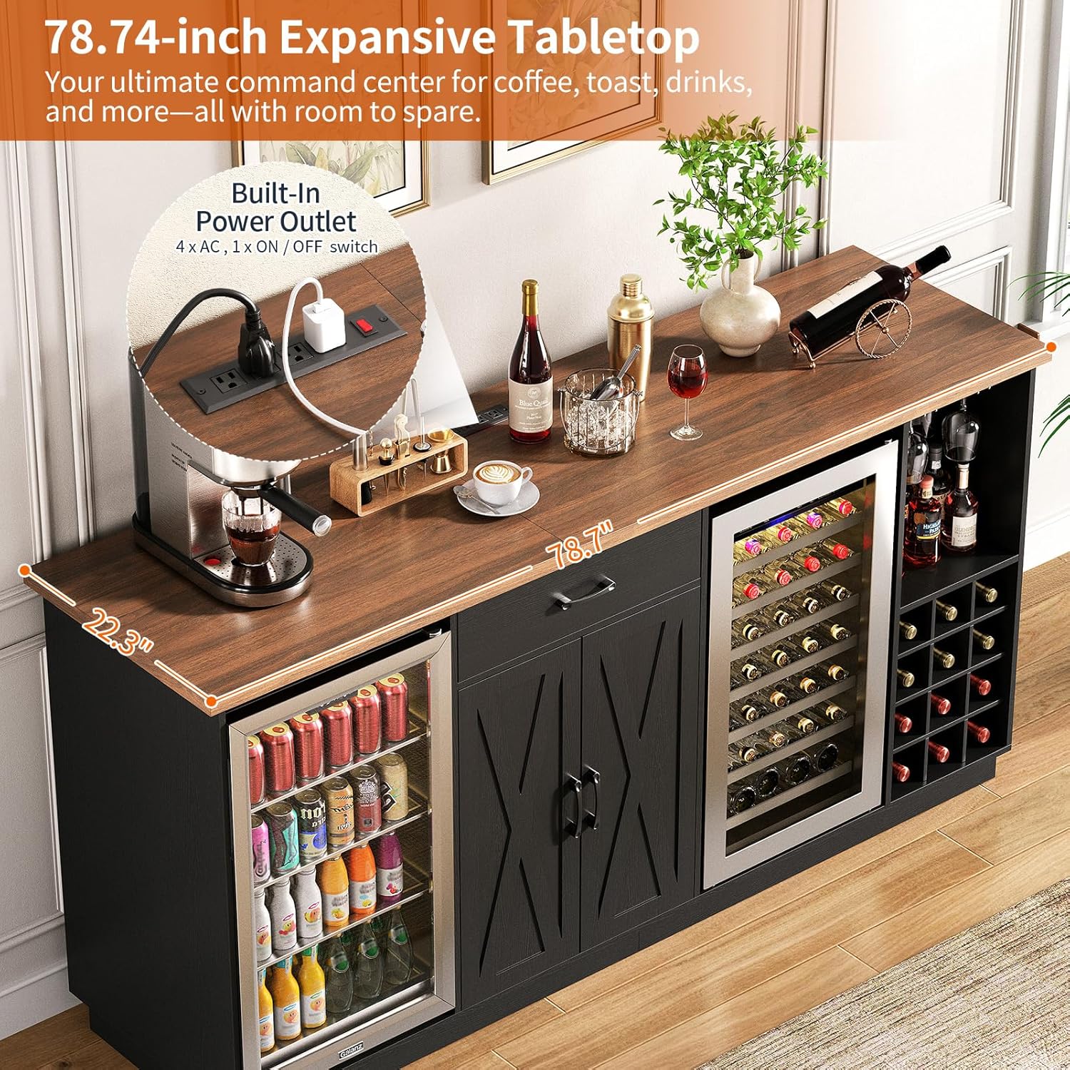 Armoire de bar à café de 78,74 - Wine Beer Cooler avis et prix