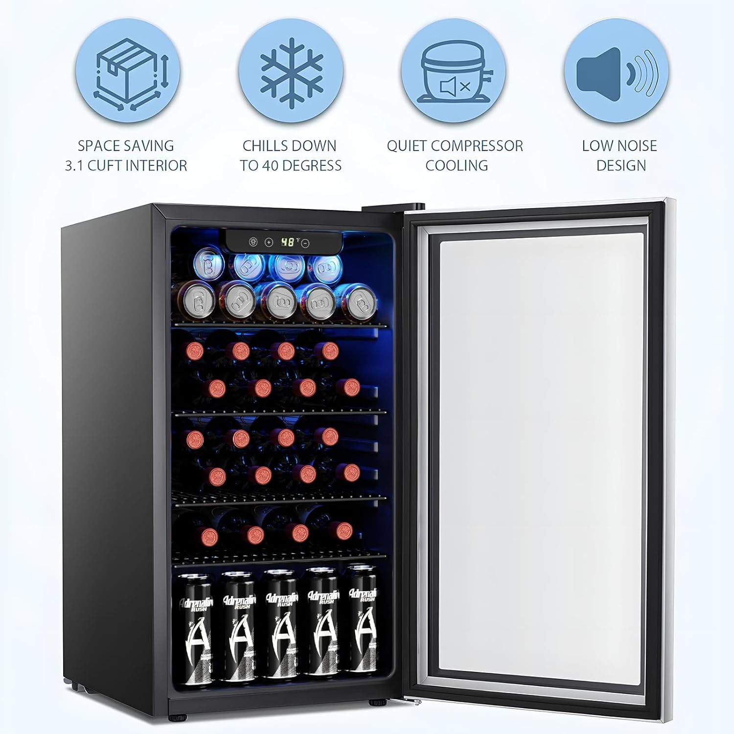 Réfrigérateur à vin / Cave à v - Wine Beer Cooler avis et prix