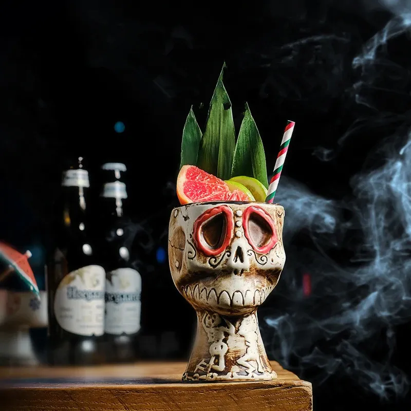 Verre à Cocktail crâne de fête - Wine Beer Mix avis et prix