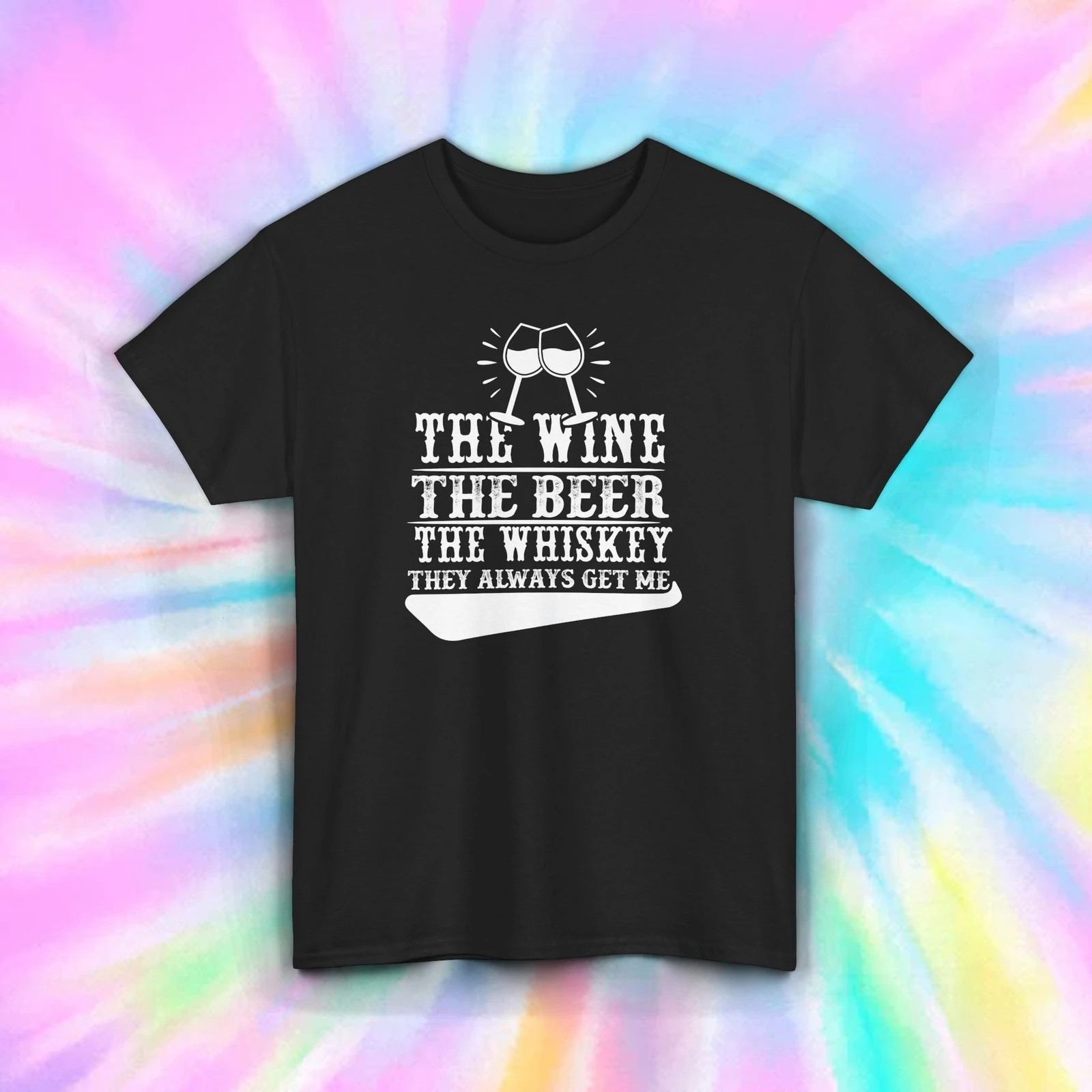 Vin bière whisky chemise drôle - Wine Beer The Whiskey avis et prix
