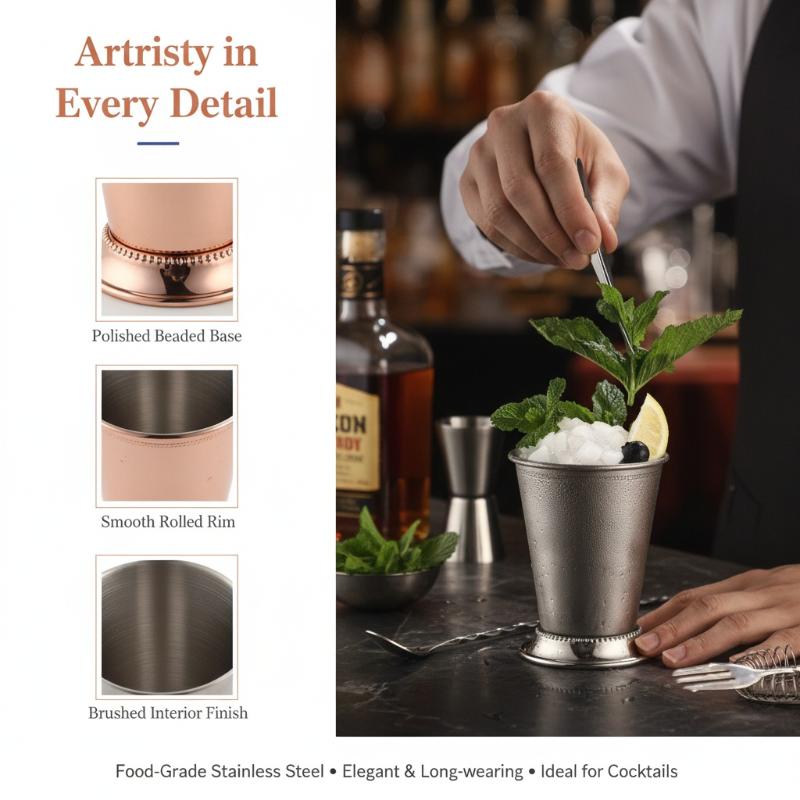 Mug à Julep en acier inoxydabl - Wine Beer Mixed Drinks avis et prix