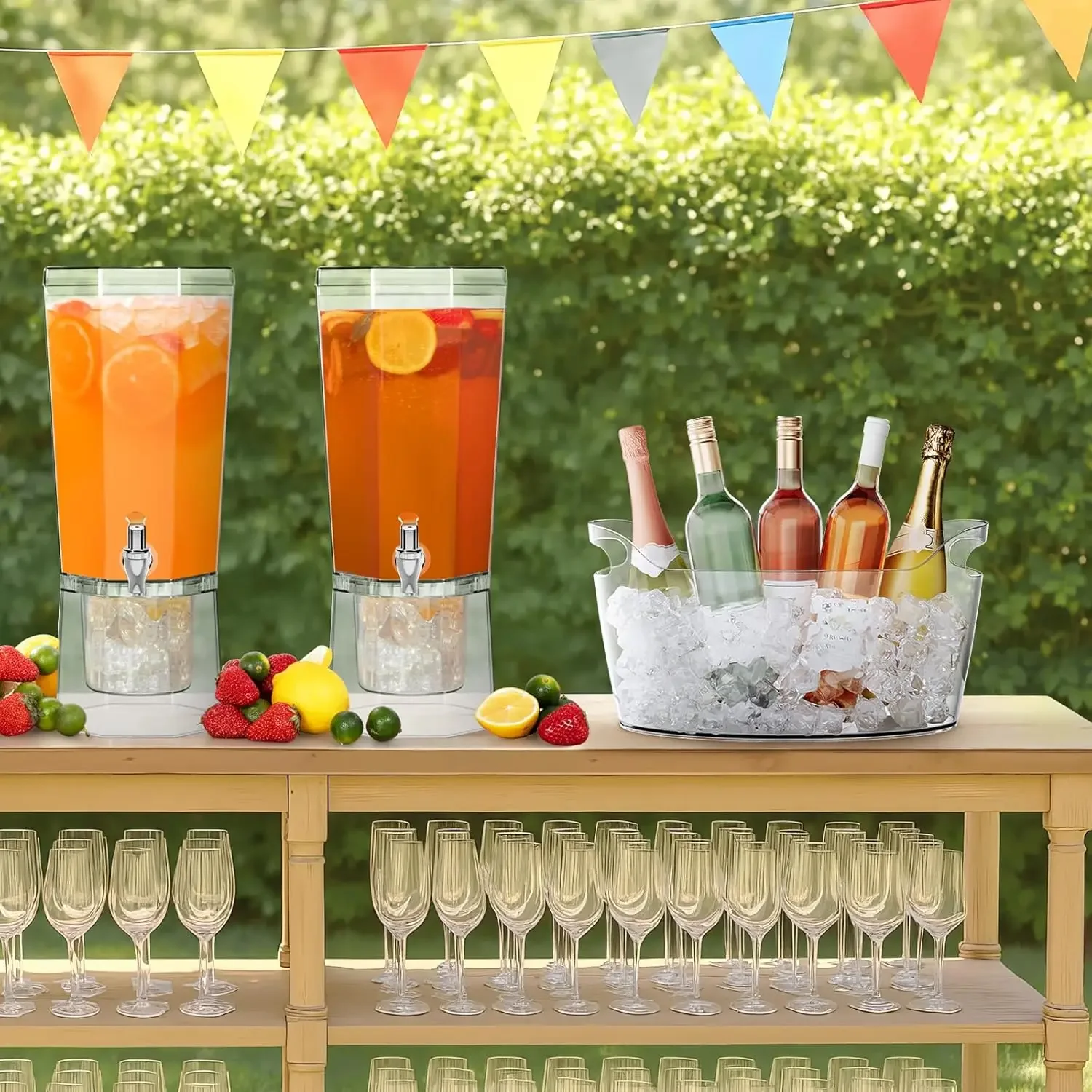 Seau à glace 6,5 L pour fêtes, - Wine Beer Cooler avis et prix
