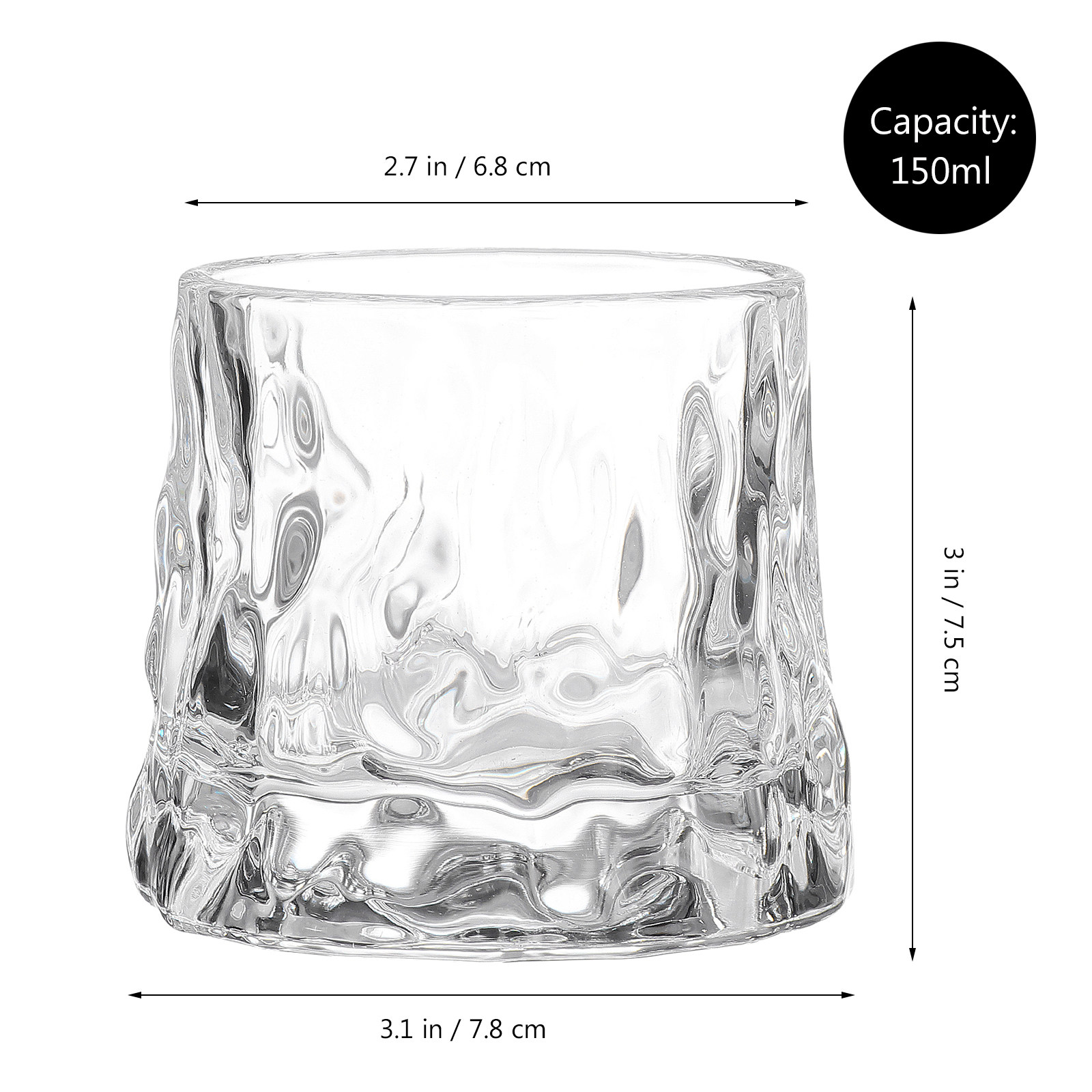 1 pièce Verre à vin martelé de - Wine Beer The Whiskey avis et prix