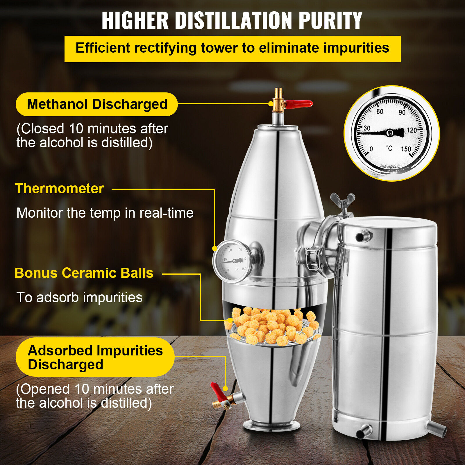 SucceBuy 20L-70L distillateur  - Beer Wine Kit avis et prix